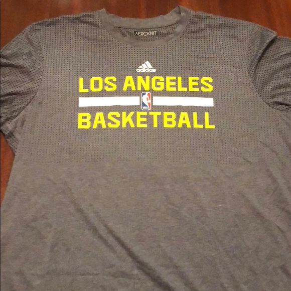 lakers on court shirt